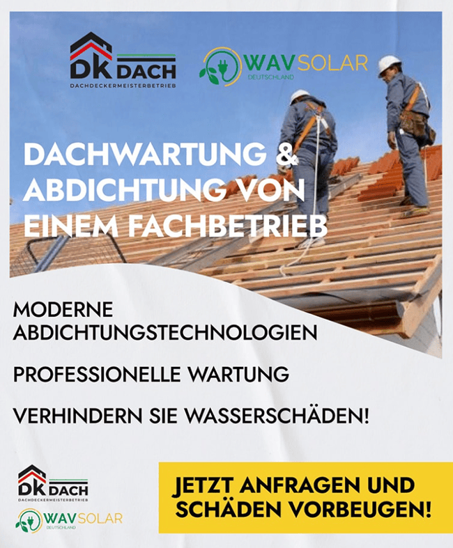 Dachwartung Abdichtung 